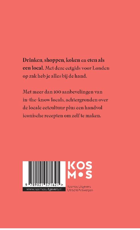 Achterkant van Eat like a local Londen