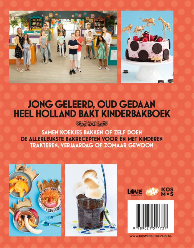 Achterkant van Heel Holland Bakt Kinderbakboek