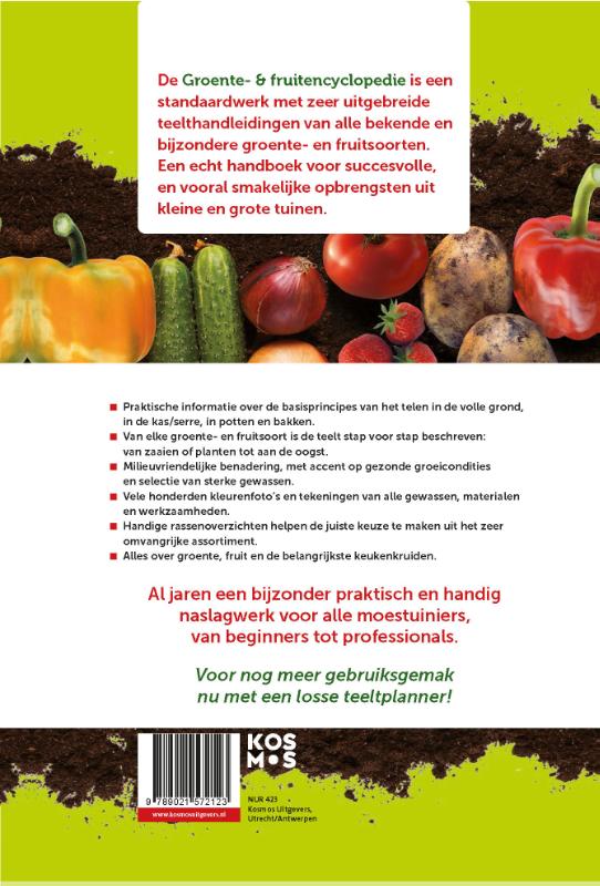 Achterkant van Groente- en fruitencyclopedie