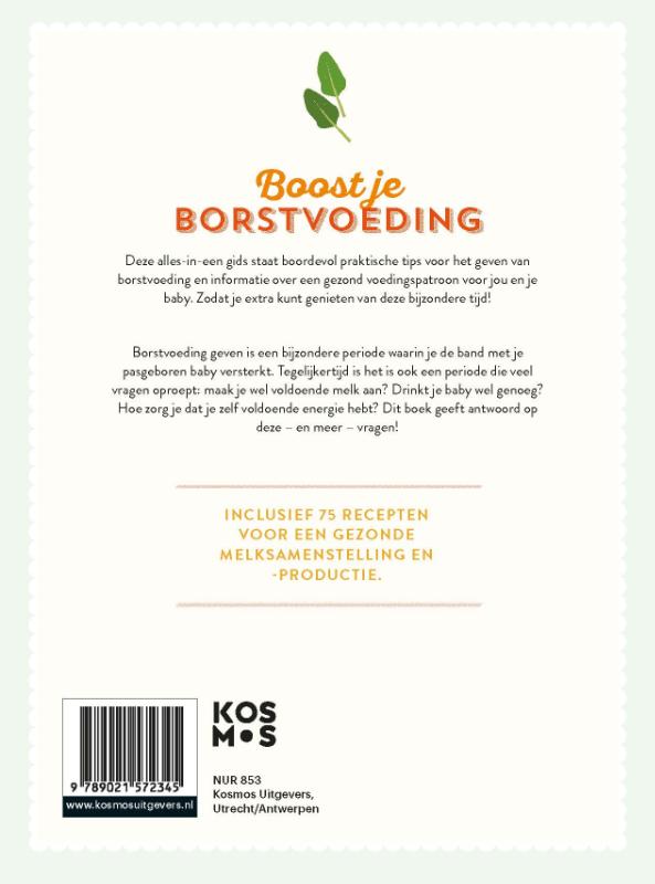 Achterkant van Boost je borstvoeding