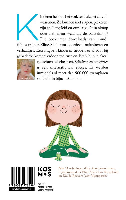 Achterkant van Stilzitten als een kikker