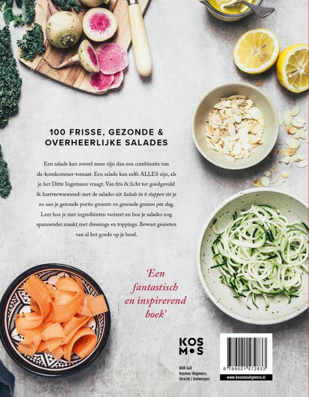 Achterkant van Salade in 6 stappen