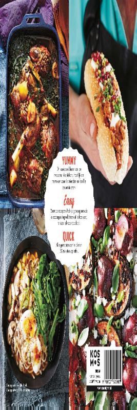 Achterkant van Yummy, Easy, Quick