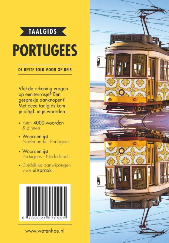 Achterkant van Portugees