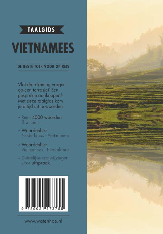 Achterkant van Vietnamees