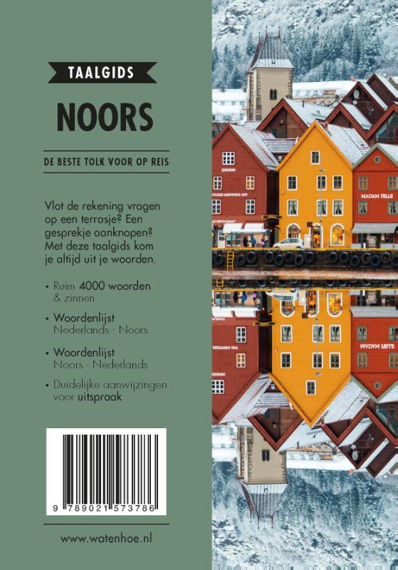 Achterkant van Noors