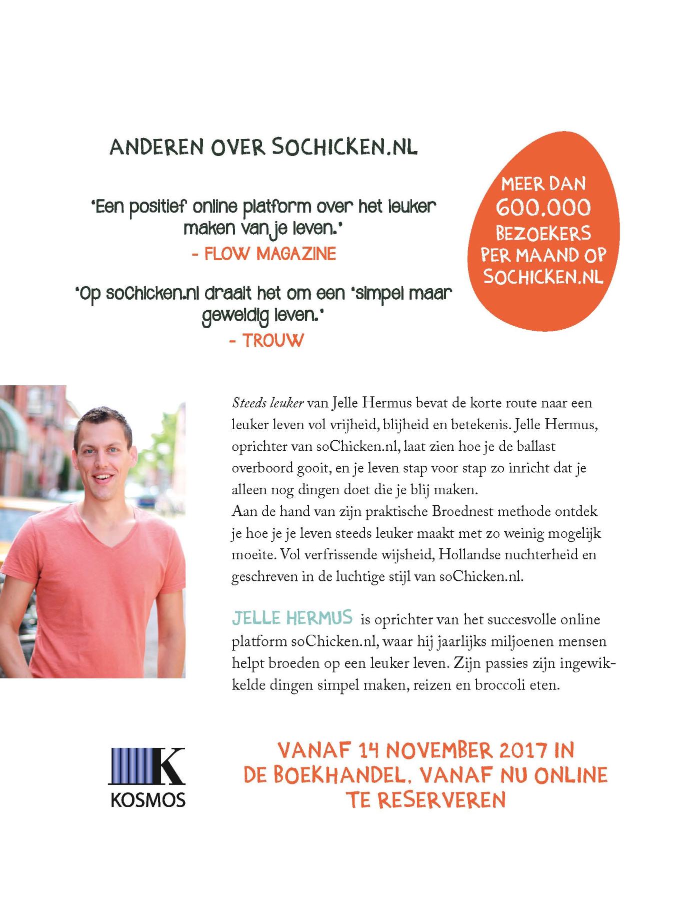 Achterkant van Steeds leuker