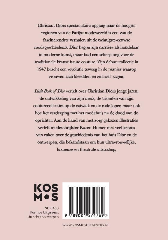 Achterkant van Little Book of Dior