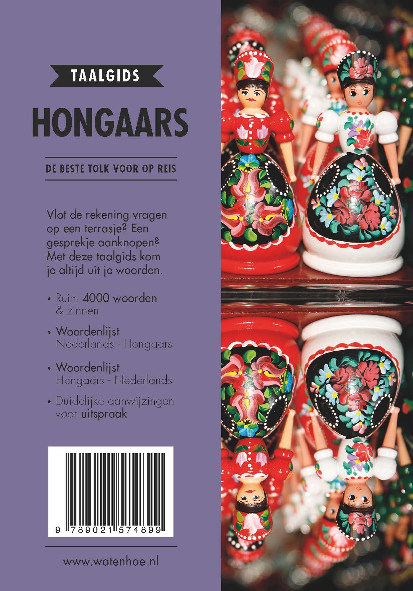 Achterkant van Hongaars