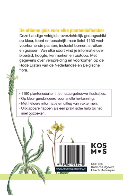 Achterkant van Nieuwe plantengids voor onderweg