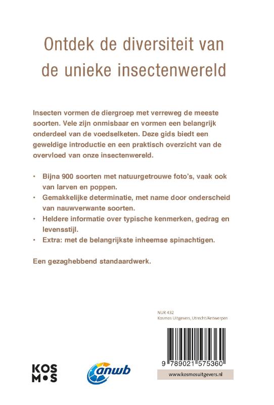 Achterkant van ANWB Insectengids