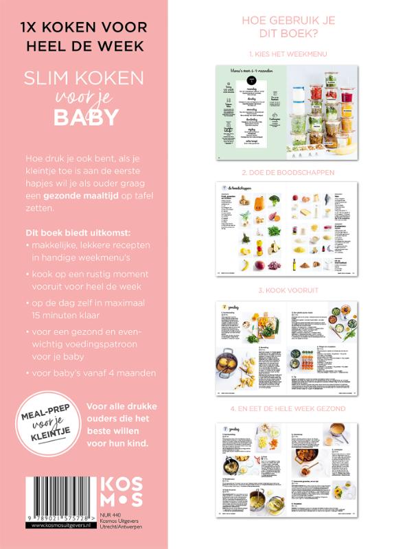 Achterkant van Slim koken voor je baby