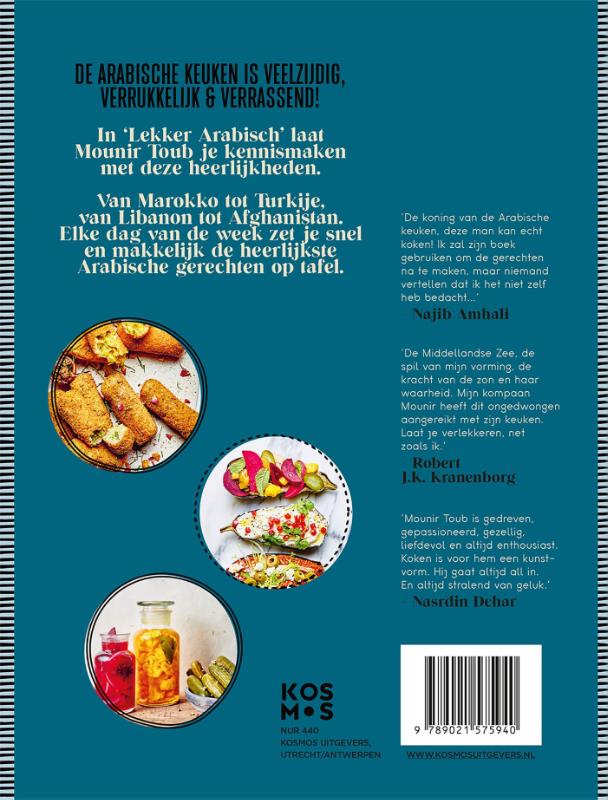 Achterkant van Chef Toub: Lekker Arabisch