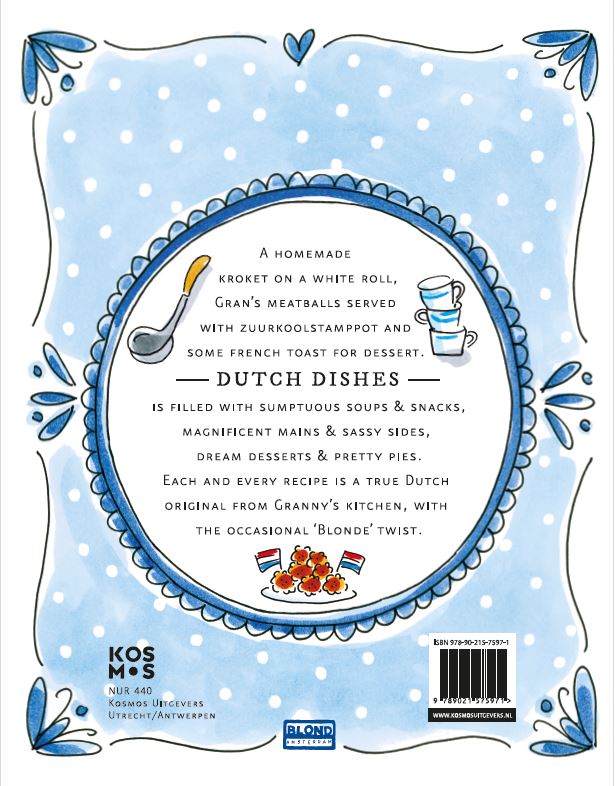 Achterkant van Dutch dishes