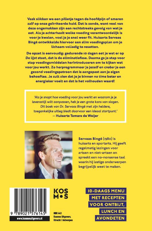 Achterkant van De lijst
