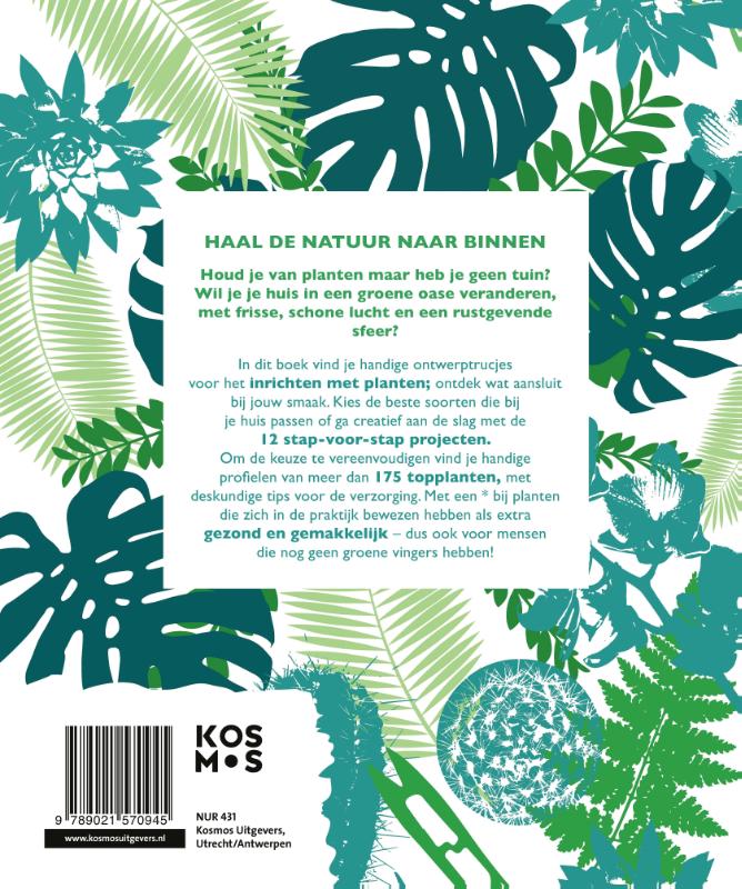 Achterkant van Het creatieve kamerplanten boek