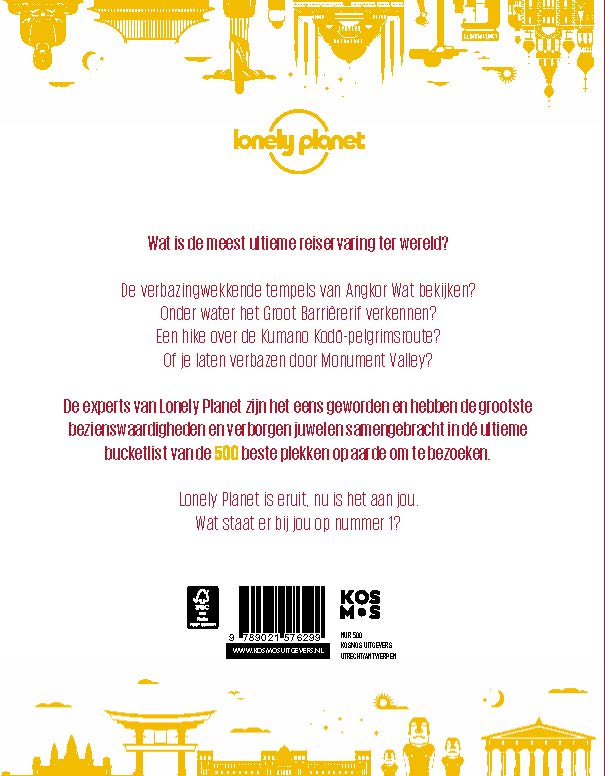 Achterkant van Ultieme bestemmingen