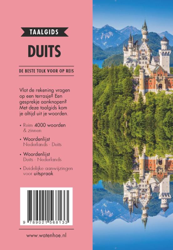 Achterkant van Duits
