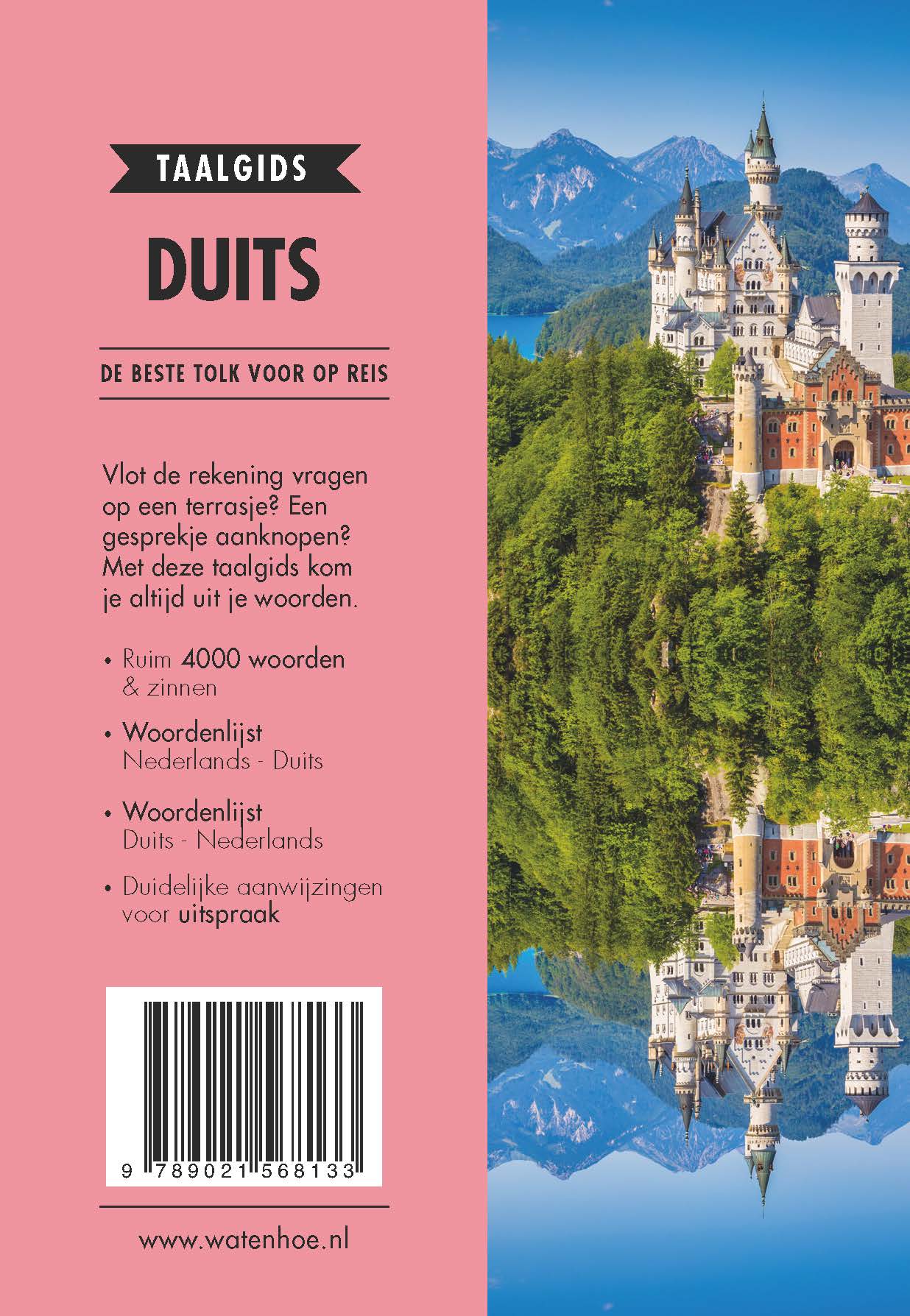 Achterkant van Duits