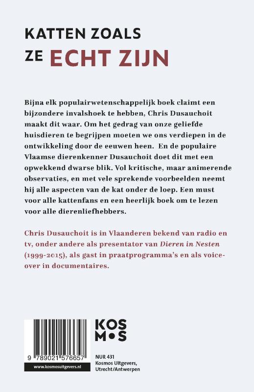 Achterkant van Katten zoals ze echt zijn