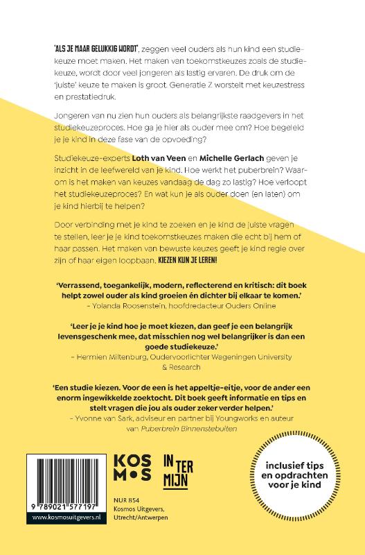Achterkant van Coach je kind bij toekomstkeuzes