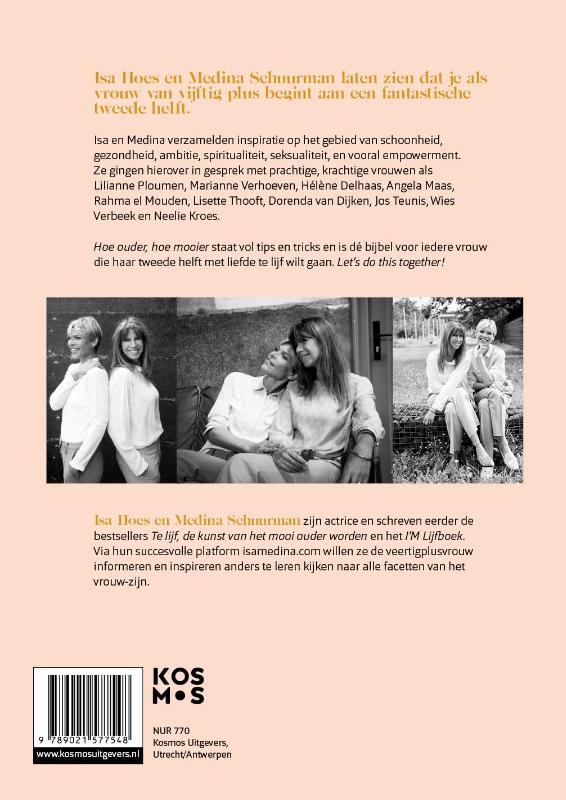 Achterkant van Hoe ouder, hoe mooier
