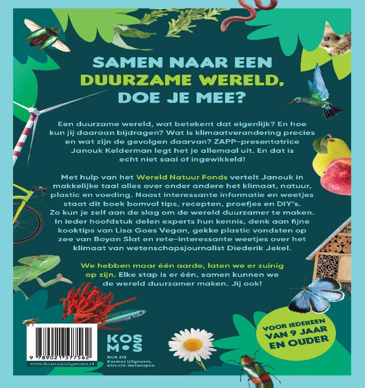 Achterkant van Janouk zoekt een duurzame wereld