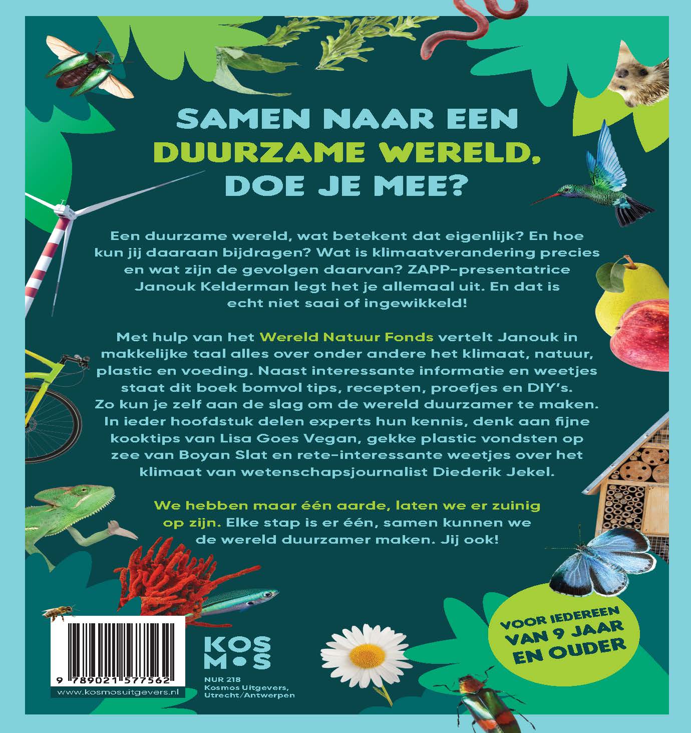 Achterkant van Janouk zoekt een duurzame wereld