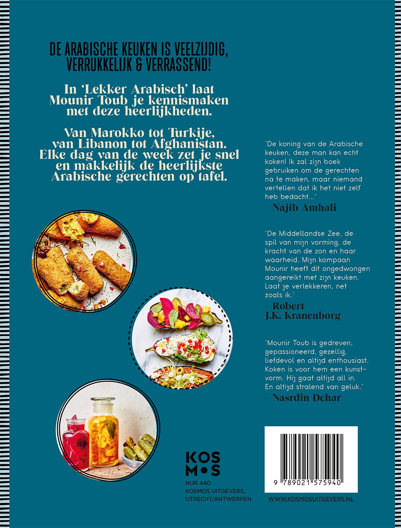 Achterkant van Chef Toub: Lekker Arabisch