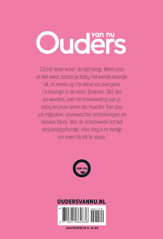 Achterkant van Baby Scheurkalender 365 dagen