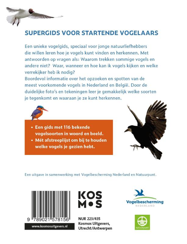 Achterkant van Vogelgids voor kids