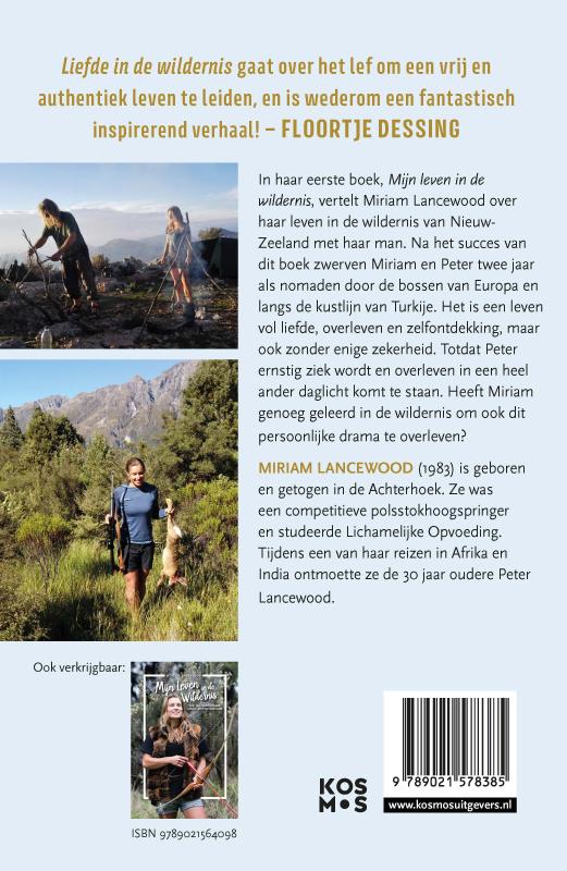 Achterkant van Liefde in de wildernis
