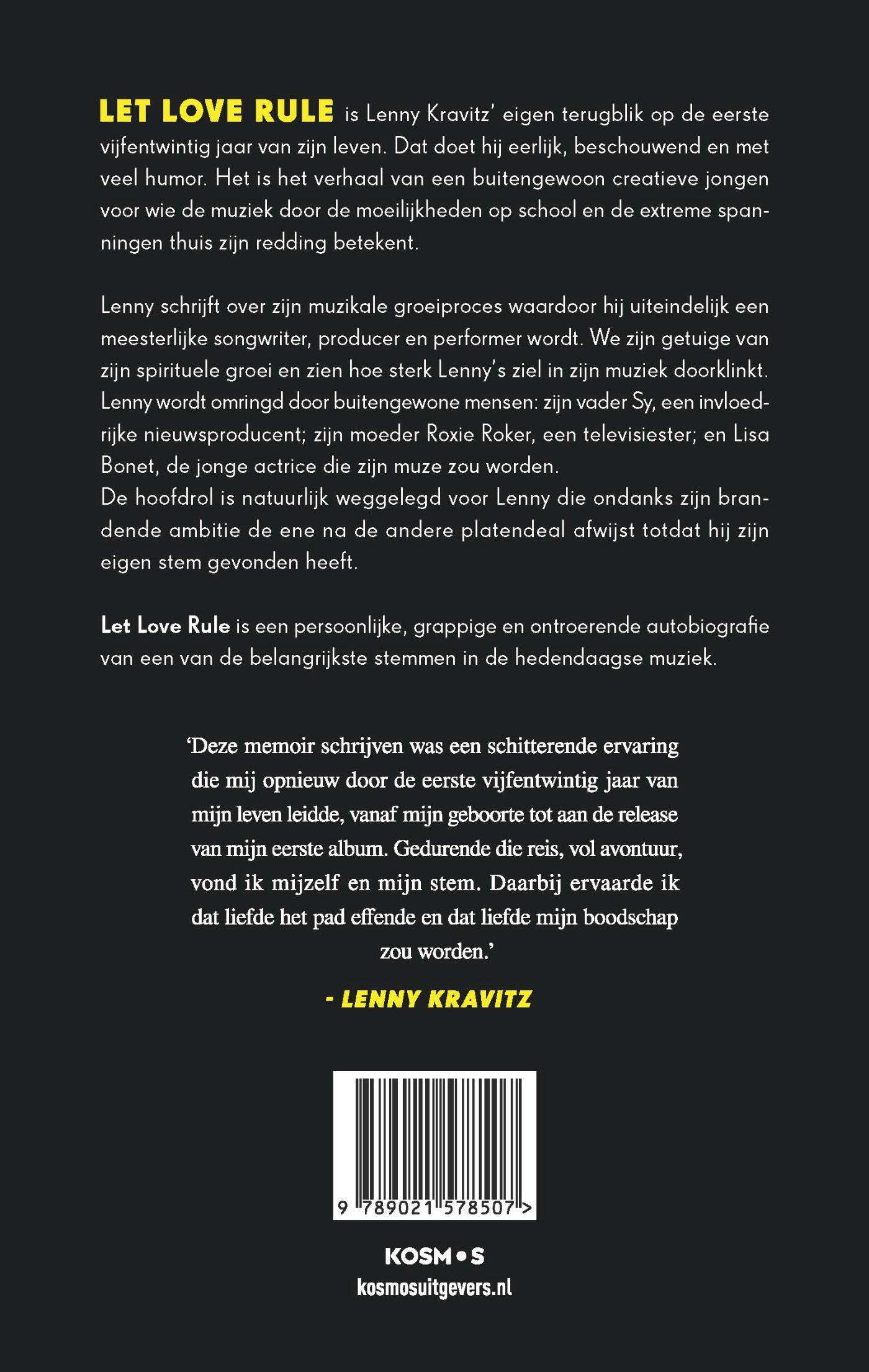 Achterkant van Let Love Rule