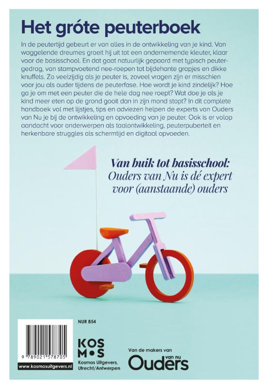 Achterkant van Van peuter tot kleuter