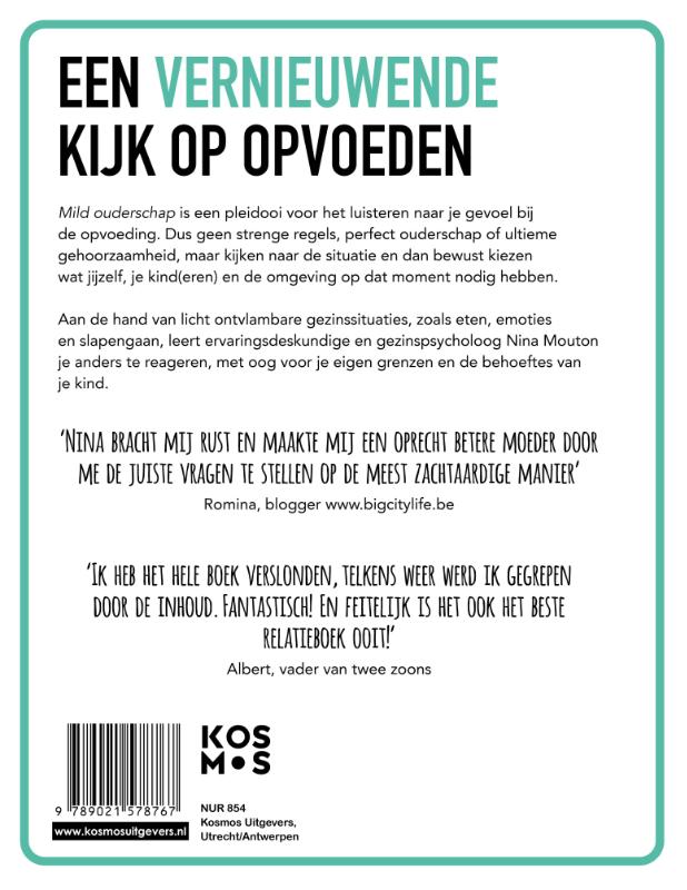 Achterkant van Mild ouderschap