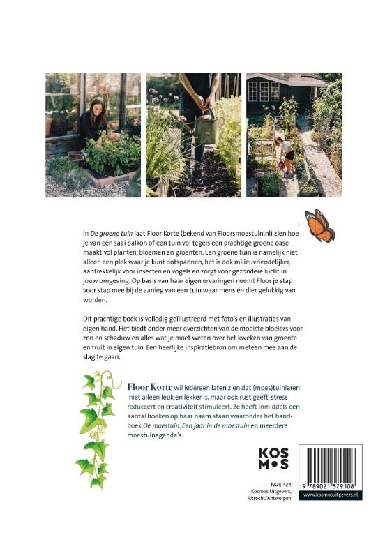 Achterkant van De groene tuin