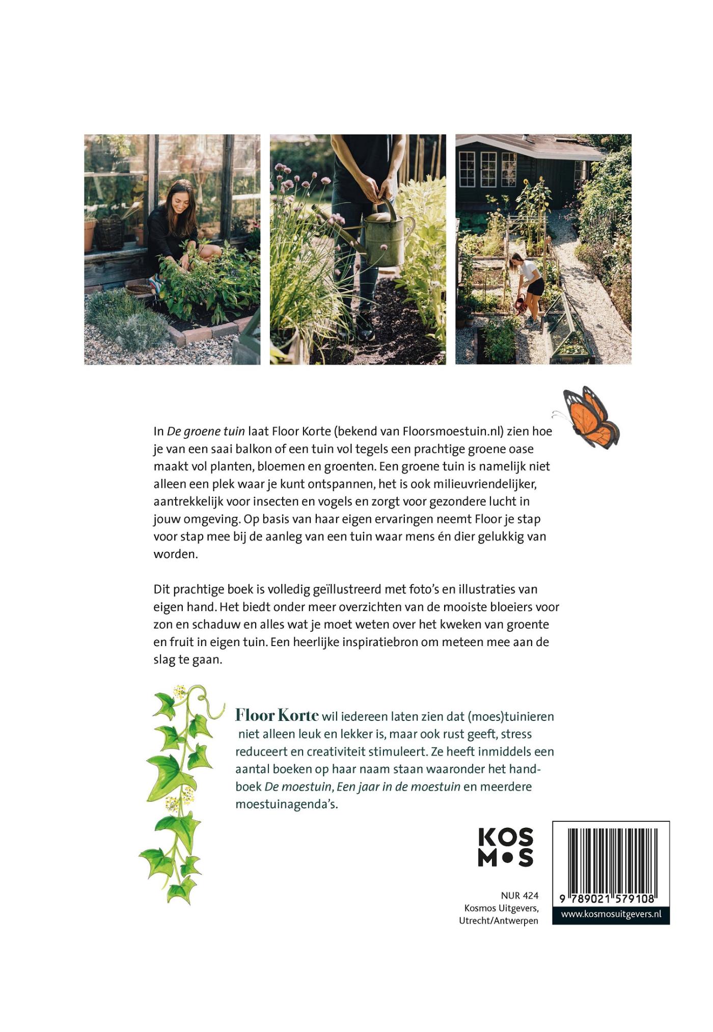 Achterkant van De groene tuin