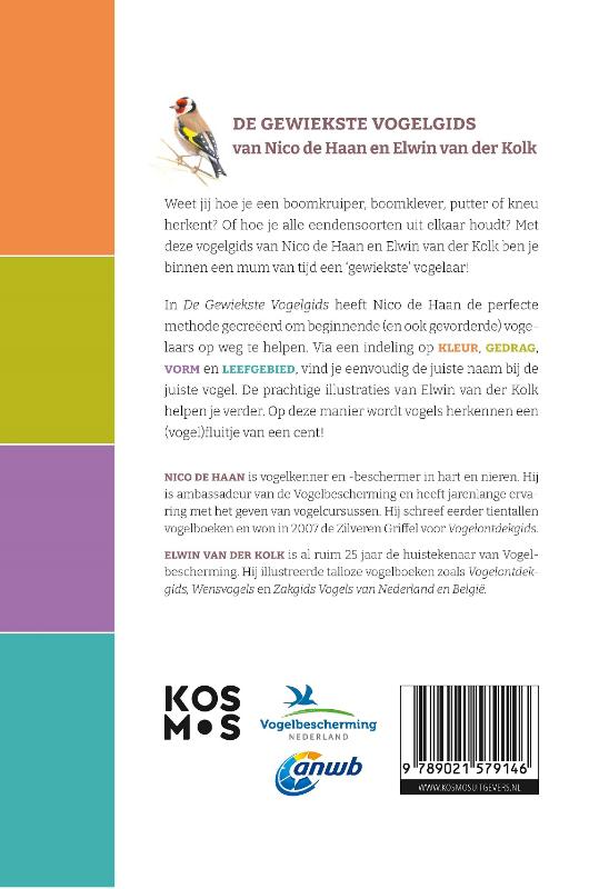 Achterkant van De gewiekste vogelgids