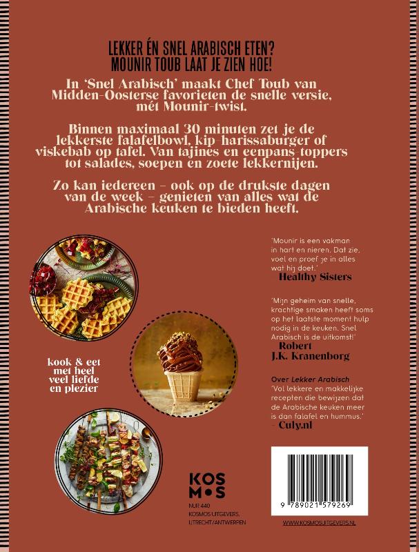 Achterkant van Chef Toub: Snel Arabisch