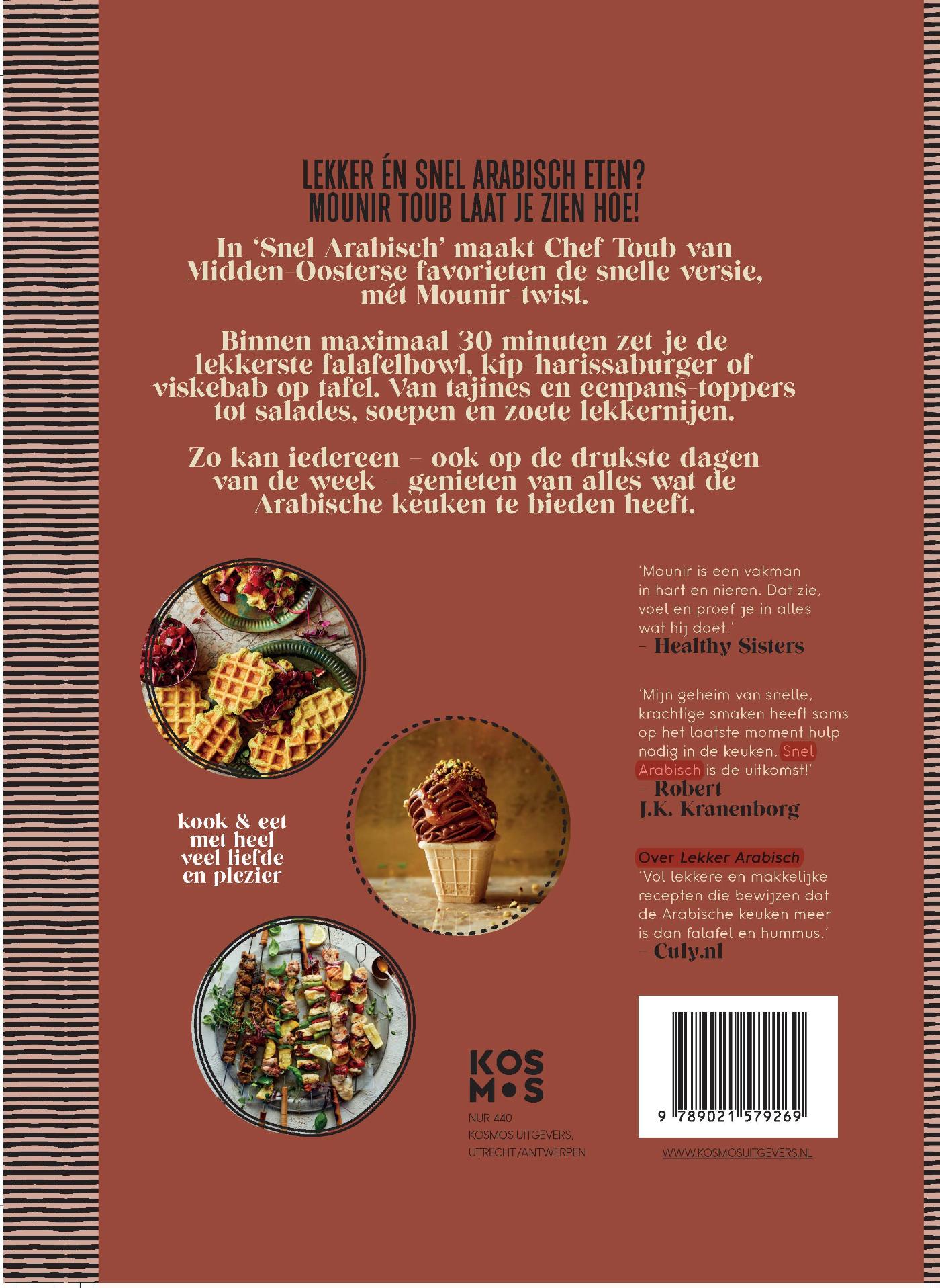 Achterkant van Chef Toub: Snel Arabisch