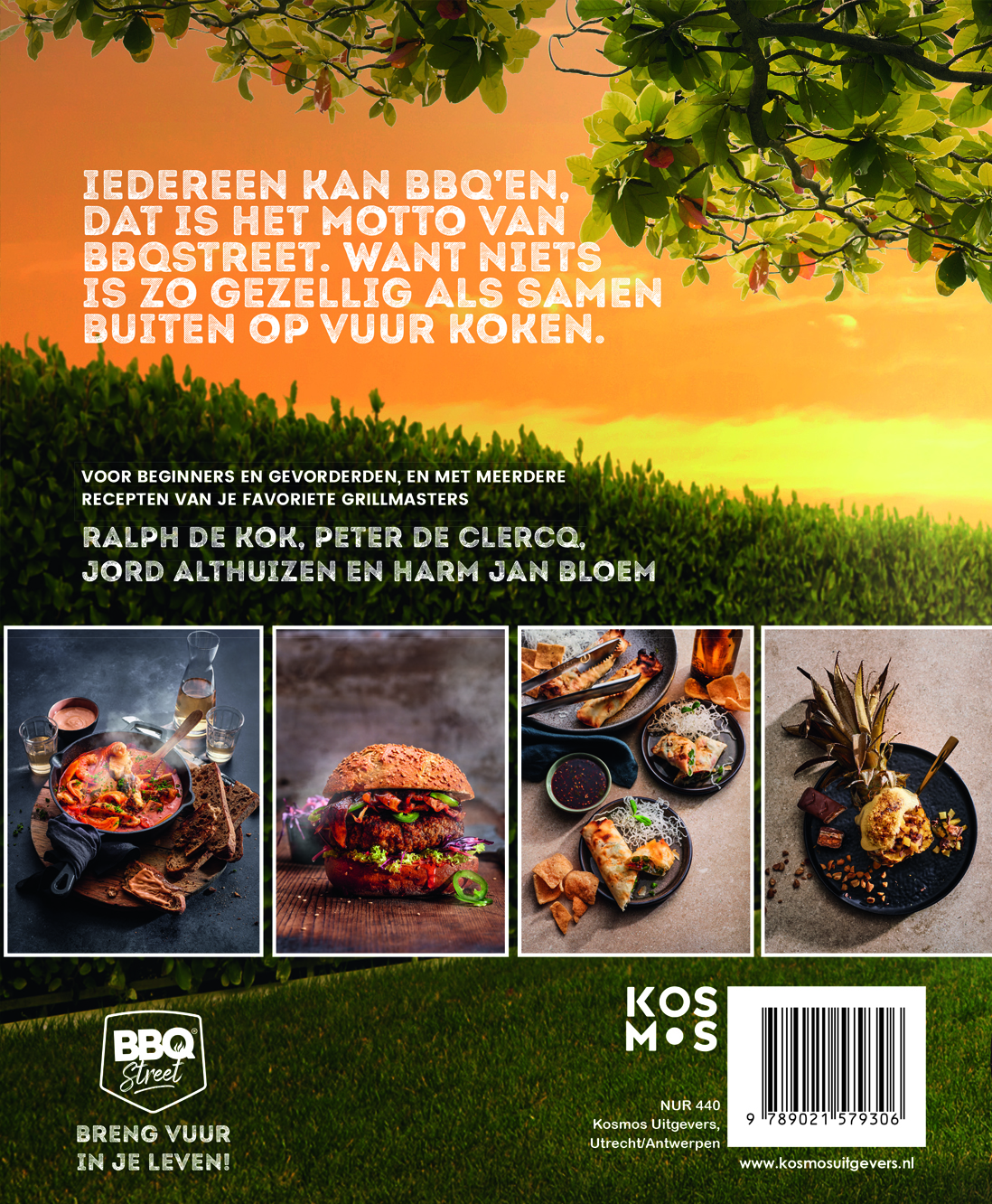 Achterkant van Het BBQ Street Basisboek