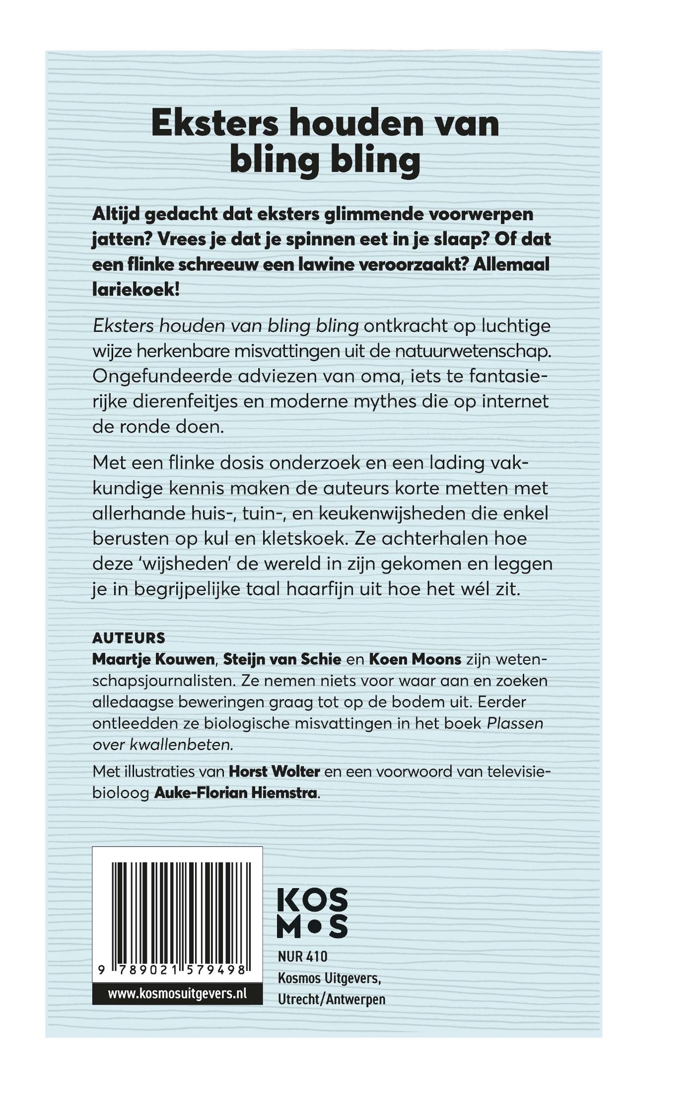 Achterkant van Eksters houden van bling bling