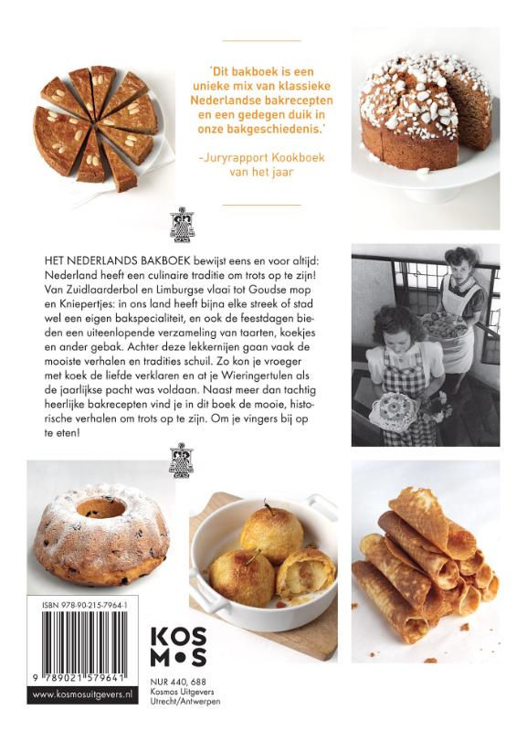 Achterkant van Het Nederlands Bakboek