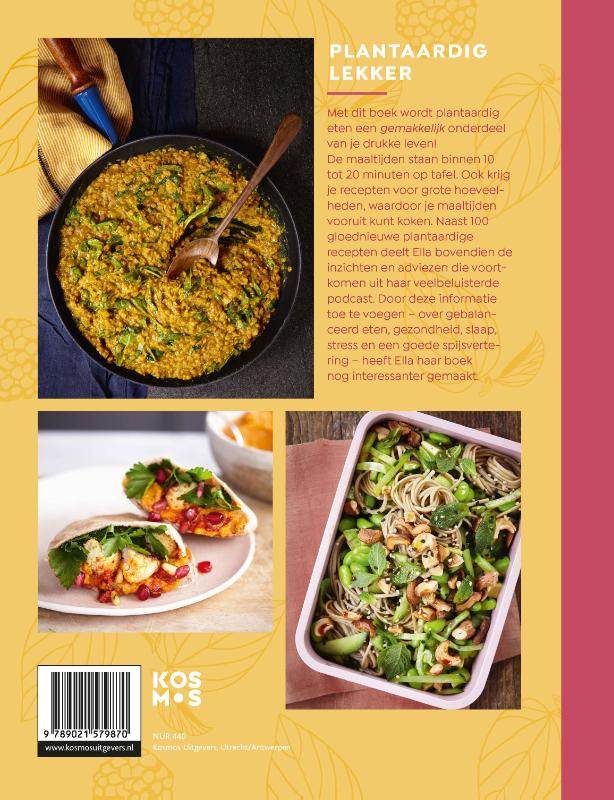 Achterkant van Deliciously Ella Snel & makkelijk