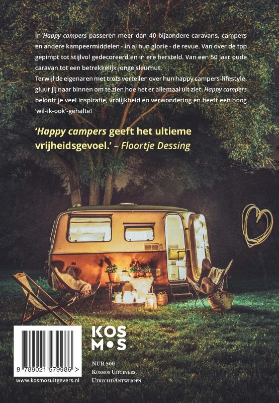 Achterkant van Happy Campers