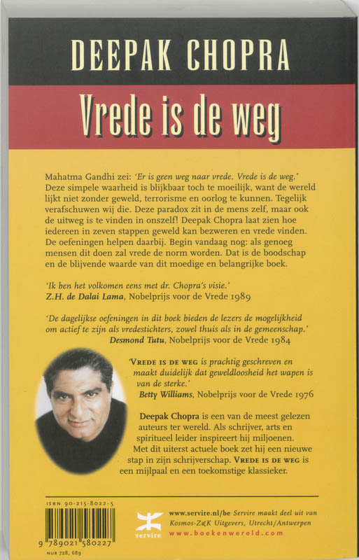Achterkant van Vrede is de weg