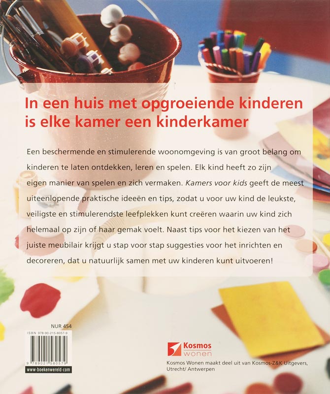 Achterkant van Kamers voor kids