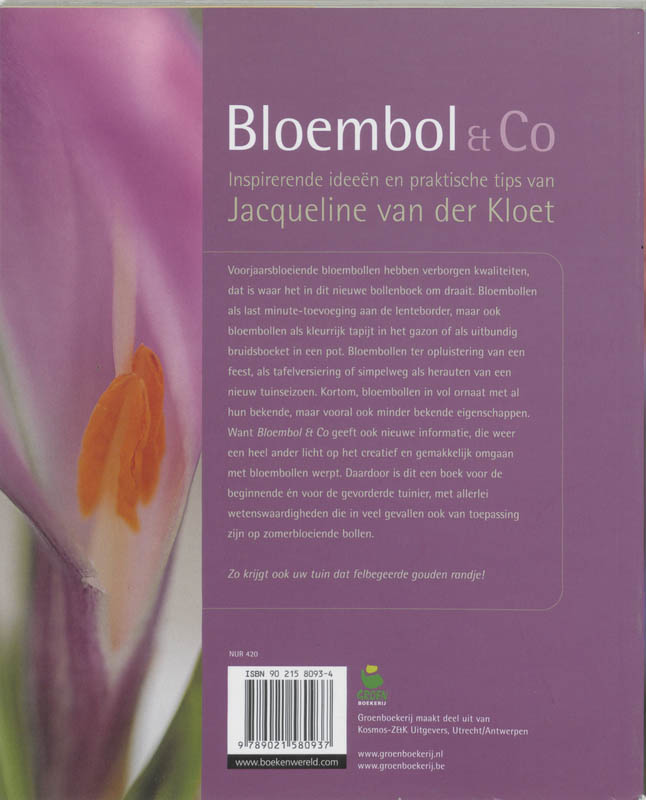 Achterkant van Bloembol & Co