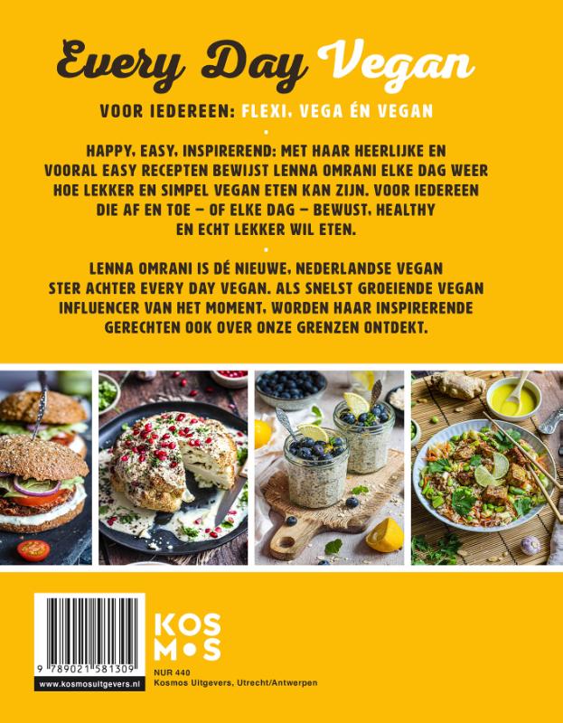Achterkant van Every Day Vegan
