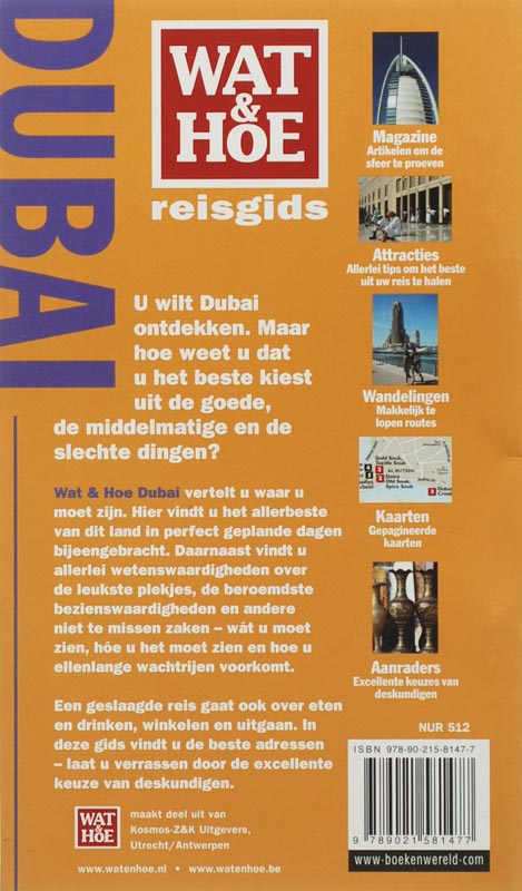 Achterkant van Dubai